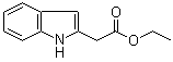 结构式 CAS# 33588-64-6, 1H-吲哚-2-乙酸乙酯