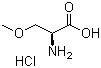 结构式 CAS# 336100-47-1, (S)-2-氨基-3-甲氧基丙酸盐酸盐