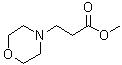 结构式 CAS# 33611-43-7, 4-吗啉丙酸甲酯
