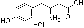 结构式 CAS# 336182-13-9, L-beta-高酪氨酸盐酸盐