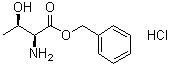 structure of CAS# 33645-24-8, L-Threonine benzyl ester hydrochloride;Benzyl L-threoninate hydrochloride