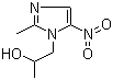 结构式 CAS# 3366-95-8, 塞克硝唑; 1-(2-羟基丙基)-2-甲基-5-硝基咪唑
