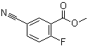 结构式 CAS# 337362-21-7, 5-氰基-2-氟苯甲酸甲酯