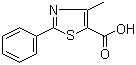 4-Methyl-2-phenylthiazole-5-carboxylic acid molecular structure (CAS 33763-20-1)