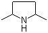 structure of CAS# 3378-71-0, 2,5-Dimethylpyrrolidine