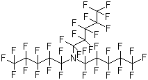 结构式 CAS# 338-84-1, 全氟三戊胺