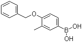 structure of CAS# 338454-30-1, 4-Benzyloxy-3-methylphenylboronic acid;(4-Benzyloxy-3-methylphenyl)boronic acid; 4-Benzyloxy-3-methylbenzeneboronic acid