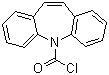 structure of CAS# 33948-22-0, Dibenz[b,f]azepine-5-carbonyl chloride;5-Chlorocarbonyl iminostilbene; Iminostilbene carbonyl chloride