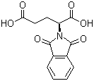 structure of CAS# 340-90-9, N-Phthaloyl-L-glutamic acid