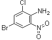 结构式 CAS# 34033-41-5, 4-溴-2-氯-6-硝基苯胺