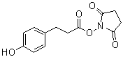 结构式 CAS# 34071-95-9, 4-羟基苯丙酸 2,5-二氧代-1-吡咯烷基酯