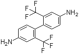 structure of CAS# 341-58-2, 2,2'-Bis(trifluoromethyl)benzidine;2,2'-Bis(trifluoromethyl)-4,4'-biphenyldiamine