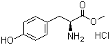 structure of CAS# 3417-91-2, Methyl L-tyrosinate hydrochloride;L-Tyrosine methyl ester hydrochloride