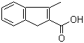 structure of CAS# 34225-81-5, 3-Methylindene-2-carboxylic acid