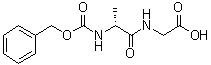 structure of CAS# 34286-66-3, Benzyloxycarbonyl-D-alanylglycine