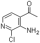 结构式 CAS# 342899-35-8, 1-(3-氨基-2-氯吡啶-4-基)乙酮