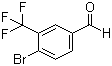 结构式 CAS# 34328-47-7, 3-三氟甲基-4-溴苯甲醛