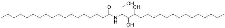 结构式 CAS# 34354-88-6, 神经酰胺3