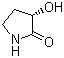 结构式 CAS# 34368-52-0, (S)-3-羟基-2-吡咯烷酮