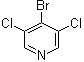 结构式 CAS# 343781-45-3, 4-溴-3,5-二氯吡啶