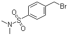结构式 CAS# 3446-91-1, 4-溴甲基-N,N-二甲基苯磺酰胺