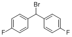 结构式 CAS# 345-90-4, 1,1'-(溴亚甲基)双(4-氟苯)