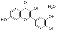 结构式 CAS# 345909-34-4, 漆黄素水合物
