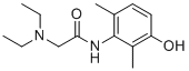structure of CAS# 34604-55-2, 3'-Hydroxy Lidocaine;2-(diethylamino)-N-(3-hydroxy-2,6-dimethylphenyl)acetamide