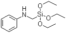 Anilino-methyl-triethoxysilane molecular structure (CAS 3473-76-5)