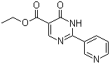 结构式 CAS# 34750-63-5, 1,6-二氢-6-氧代-2-(3-吡啶基)-5-嘧啶羧酸乙酯