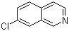 structure of CAS# 34784-06-0, 7-Chloroisoquinoline