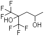 结构式 CAS# 34844-48-9, 1,1,1-三氟-2-三氟甲基-2,4-戊二醇