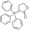 structure of CAS# 34932-07-5, Dihydro-3-(triphenylphosphoranylidene)-2(3H)-furanone;2-(Triphenylphosphoranylidene)-gama-butyrolactone; 3-(Triphenylphosphoranylidene)-gama-butyrolactone