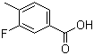 结构式 CAS# 350-28-7, 3-氟-4-甲基苯甲酸