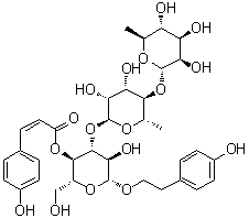 结构式 CAS# 350588-96-4, 顺式-紫茎女贞苷 B