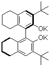 structure of CAS# 350683-75-9, (1R)-3,3'-Bis(1,1-dimethylethyl)-5,5',6,6',7,7',8,8'-octahydro[1,1'-binaphthalene]-2,2'-diol dipotassium salt