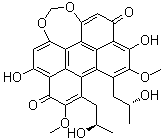 structure of CAS# 35082-49-6, (+)-Cercosporin;NSC 153111