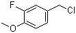 structure of CAS# 351-52-0, 3-Fluoro-4-methoxybenzyl chloride