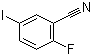 结构式 CAS# 351003-36-6, 2-氟-5-碘苯腈; 2-氟-5-碘苯甲腈