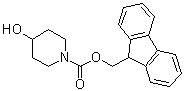 结构式 CAS# 351184-42-4, 4-羟基-1-哌啶羧酸芴甲基酯
