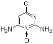 结构式 CAS# 35139-67-4, 2,6-二氨基-4-氯嘧啶-1-氧化物