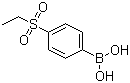 结构式 CAS# 352530-24-6, 4-乙烷磺酰苯硼酸; 4-(乙烷磺酰基)苯硼酸