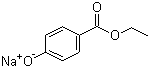 structure of CAS# 35285-68-8, Sodium ethyl p-hydroxybenzoate;Sodium 4-ethoxycarbonylphenoxide; p-Hydroxybenzoic acid ethyl ester sodium salt