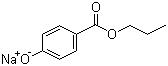 结构式 CAS# 35285-69-9, 尼泊金丙酯钠