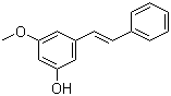 结构式 CAS# 35302-70-6, (E)-3-羟基-5-甲氧基二苯乙烯
