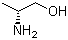 结构式 CAS# 35320-23-1, D-丙氨醇; (R)-(-)-2-氨基-1-丙醇
