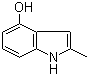 结构式 CAS# 35320-67-3, 4-羟基-2-甲基吲哚
