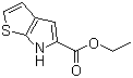 6H-噻吩并[2,3-b]吡咯-5-羧酸乙酯分子结构 (CAS 35357-56-3)