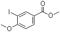 结构式 CAS# 35387-93-0, 3-碘-4-甲氧基苯甲酸甲酯