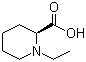 (2S)-1-Ethylpiperidine-2-carboxylic acid molecular structure (CAS 354563-60-3)